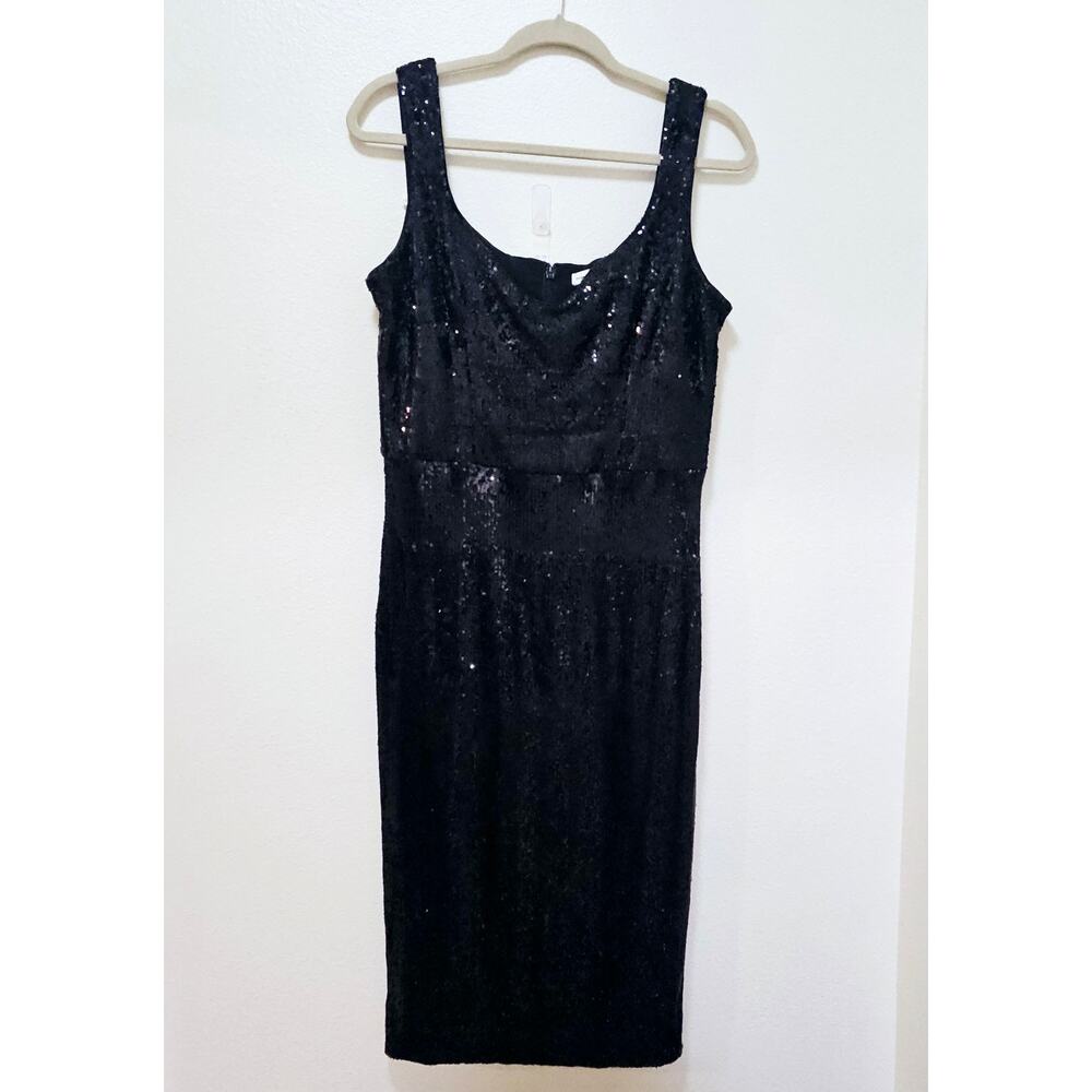 Dress the Population Black Sequin Mini Dress